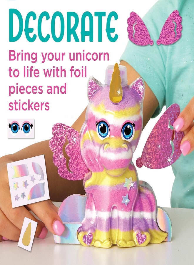 Creativity for Kids Sand Art Kit: Unicorn - DIY Sand Art Kits for Kids, Easter Basket Stuffers & Unicorn Gifts for Girls, Arts and Crafts for Kids (Ages 6+) - Image 5